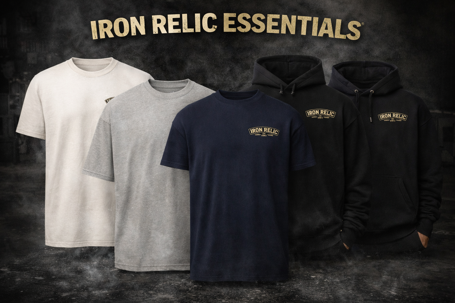 IronRelic Essentials | Minimalistische Gymwear Herren