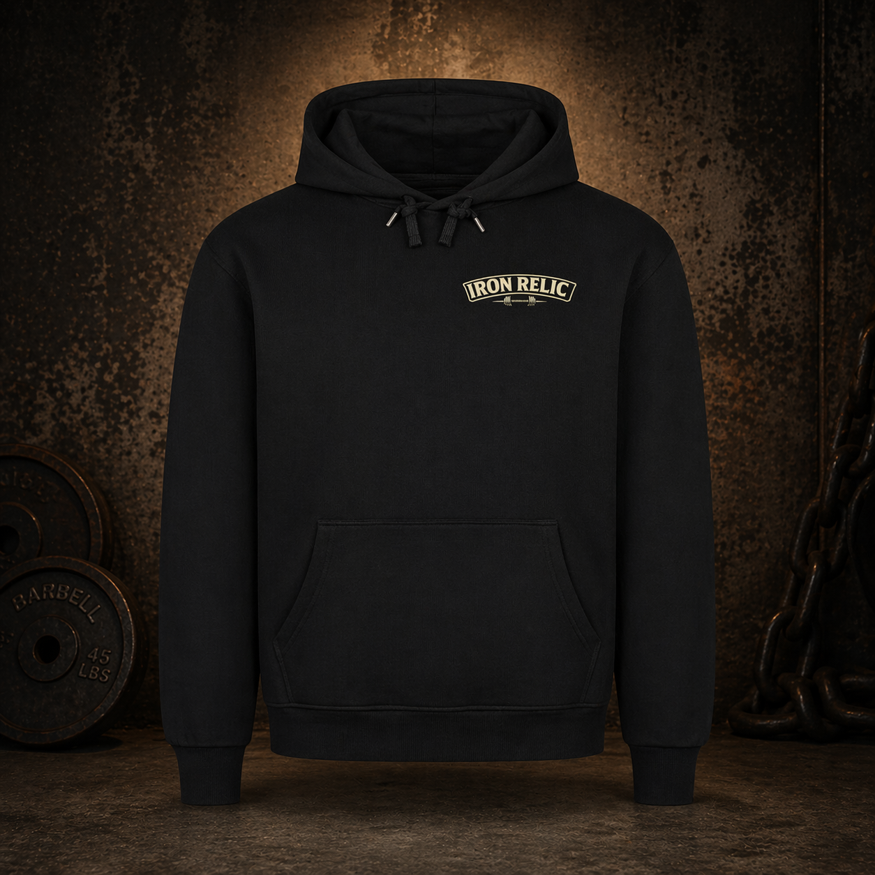 IRON RELIC Hoodie Herren | Oldschool Gymwear
