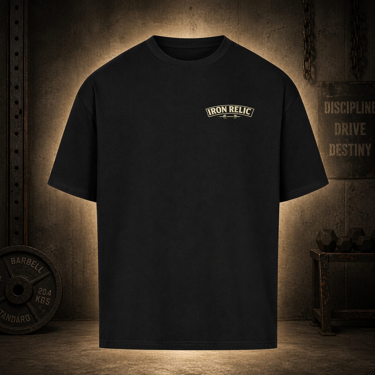 IRON RELIC Oversized T-Shirt Herren | Oldschool Gymwear