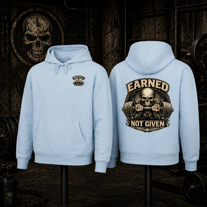 EARNED NOT GIVEN Hoodie Herren | Oldschool Gymwear