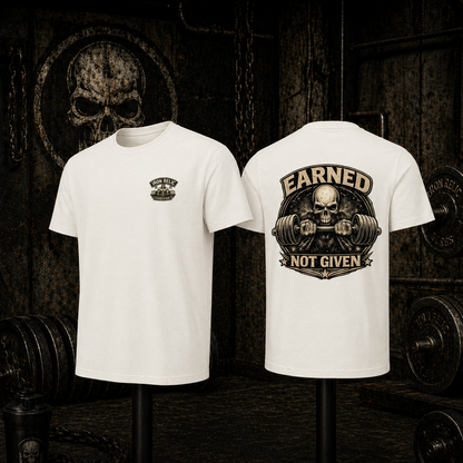 EARNED NOT GIVEN T-Shirt Herren | Oldschool Gymwear